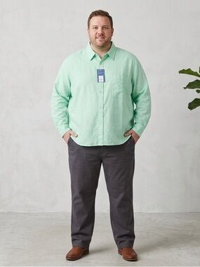 Mint Green Button-Up Shirt